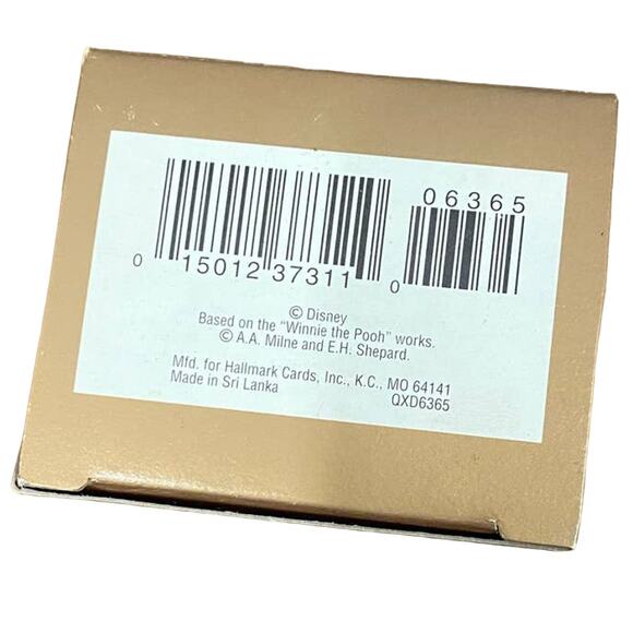 NWT/Box Hallmark VTG Waiting On Santa Winnie The Pooh Ornament - Picture 5 of 7